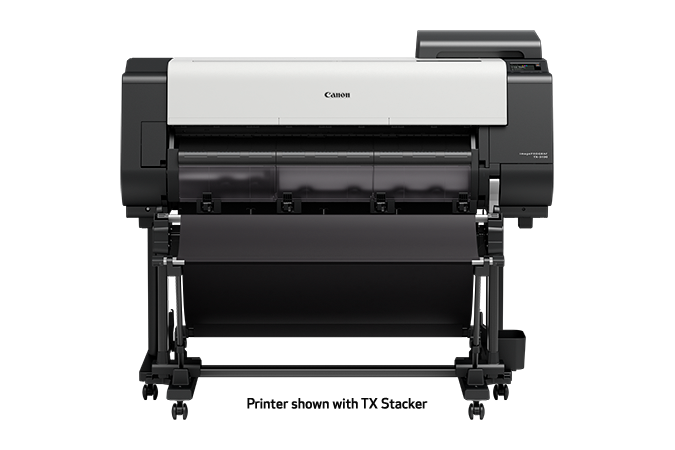 Canon TX-3100 with stacker front A/E Graphics